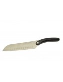 COUTEAU SANTOKU A ALVEOLE -...