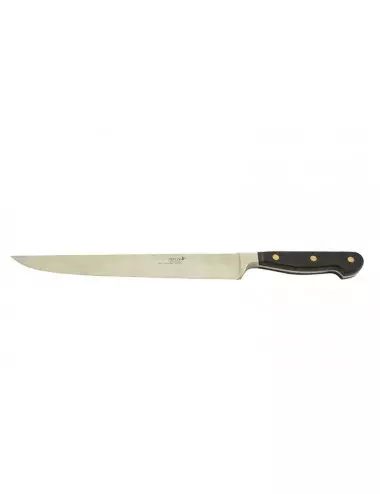 Couteau à jambon alvéolé - Lame inox - 25 cm