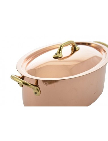 OVAL COCOTTE PAN WITH LID -...