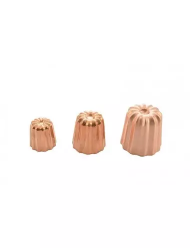 TINNED COPPER CANNELE MOLD