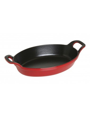 PLAT OVALE FONTE ROUGE - STAUB