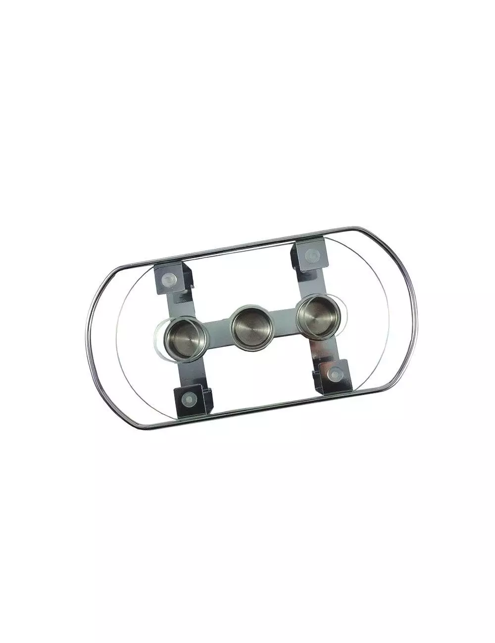 CHAUFFE PLAT 3 BOUGIES - CHROME - GLACE - ACHAT USTENSILES DE CUISINE