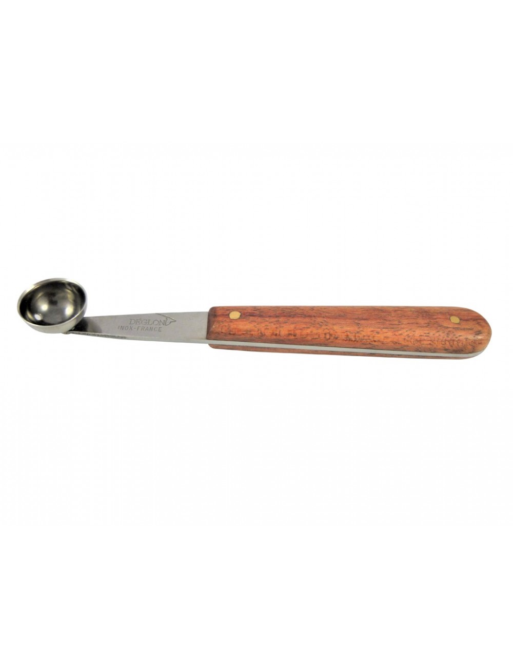 ROUND VEGETABLE SPOON (BALLER) - ROSEWOOD HANDLE - PURCHASE OF