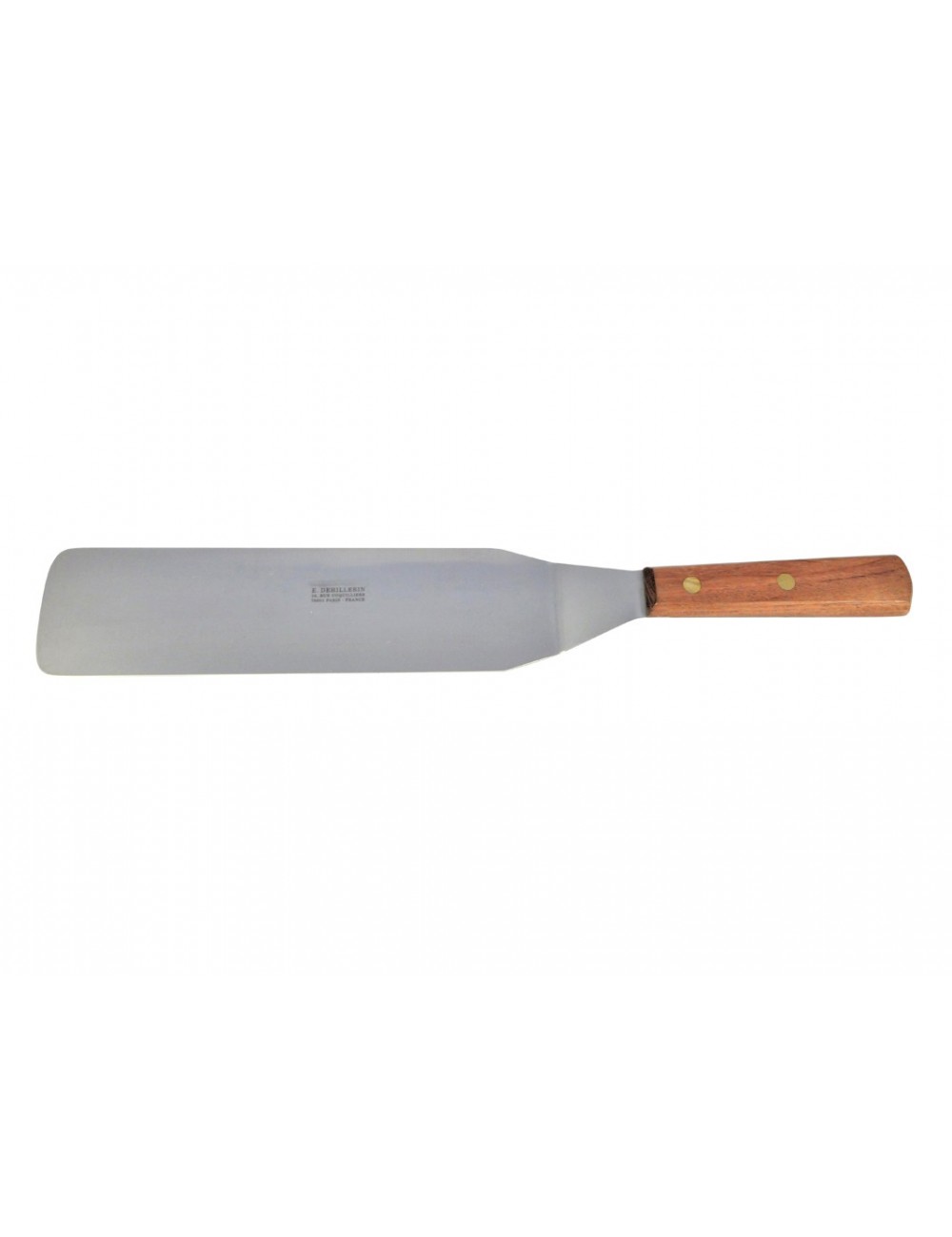 STAINLESS STEEL CURVED SPATULA - 28 CM