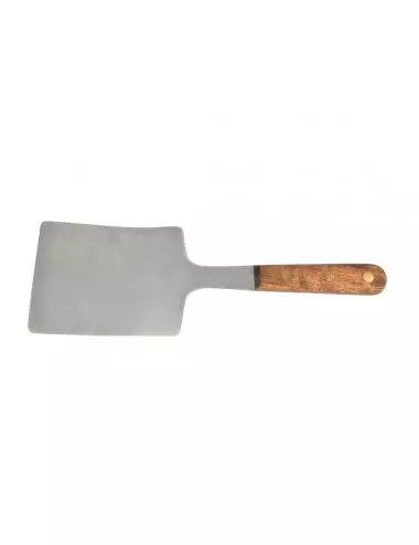 SOLID STAINLESS STEEL SPATULA - ROSEWOOD HANDLE