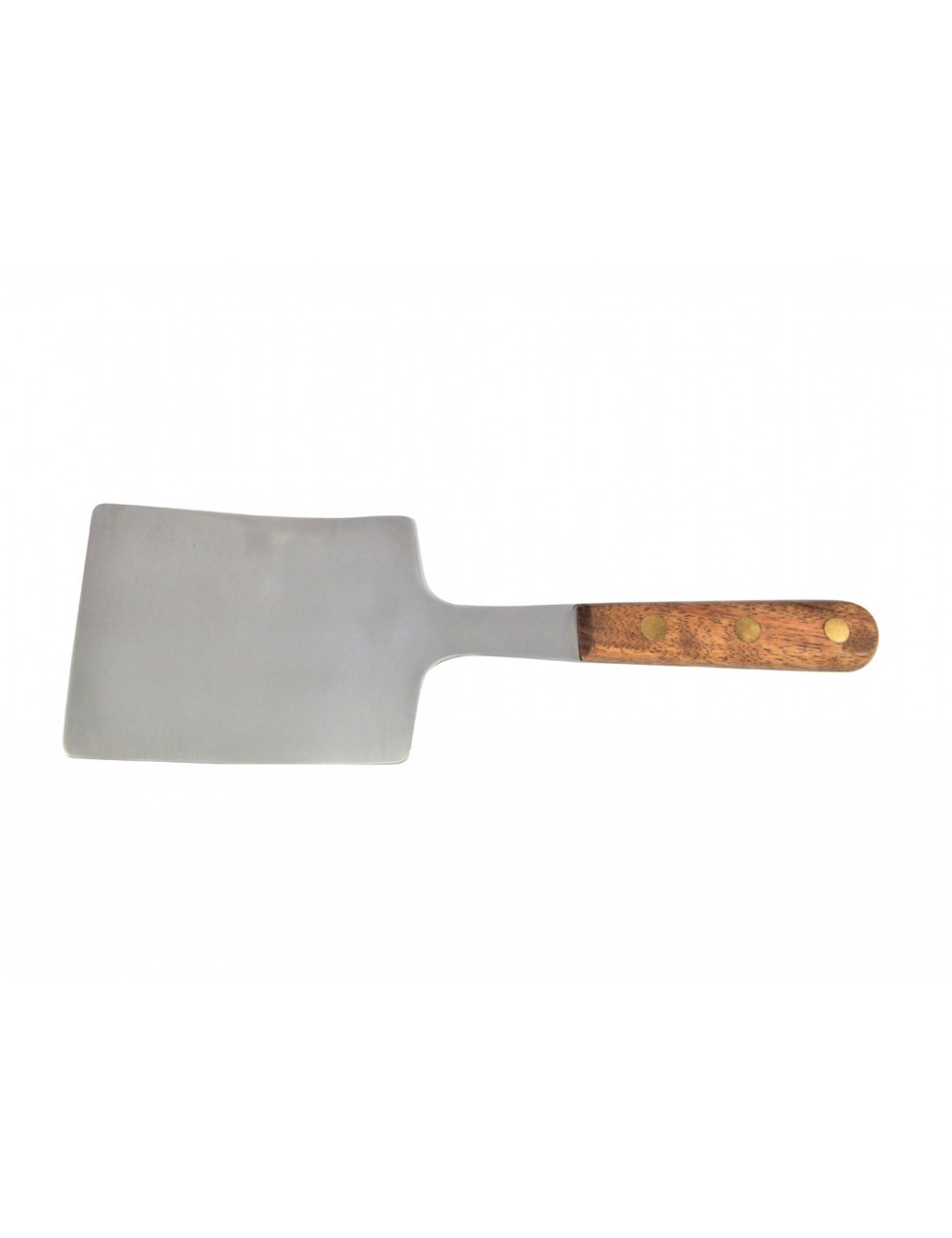 SOLID STAINLESS STEEL SPATULA - ROSEWOOD HANDLE