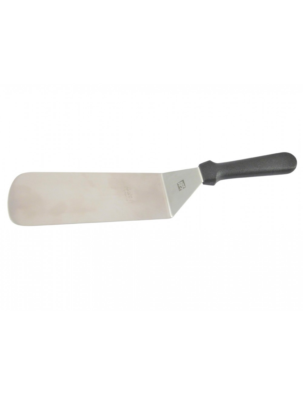 CURVED SOLID SPATULA - POLYPROPYLENE HANDLE - 24 CM