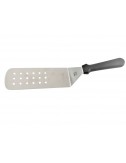 CURVED SLOTTED SPATULA - POLYPROPYLENE HANDLE - 24 CM