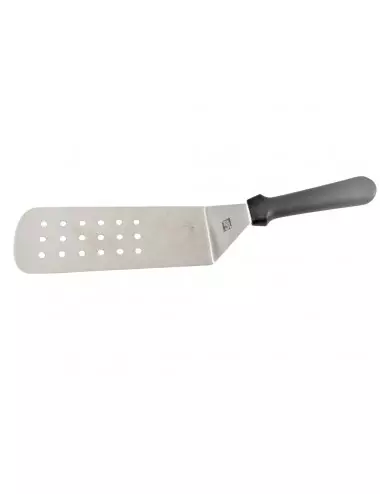 CURVED SLOTTED SPATULA - POLYPROPYLENE HANDLE - 24 CM