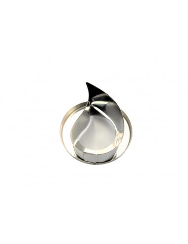 STAINLESS STEEL CUTTER - TEARDROP-SHAPED