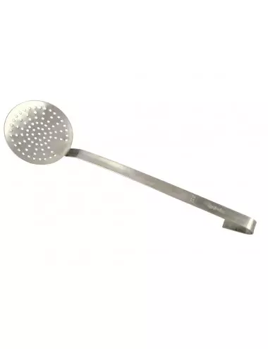 Small Slotted Spoon Stainless Steel Spoon Slotted Bar Spoon Silver Filter Spoon DUEBEL Spherification Spoon Cocktail Strainer 
