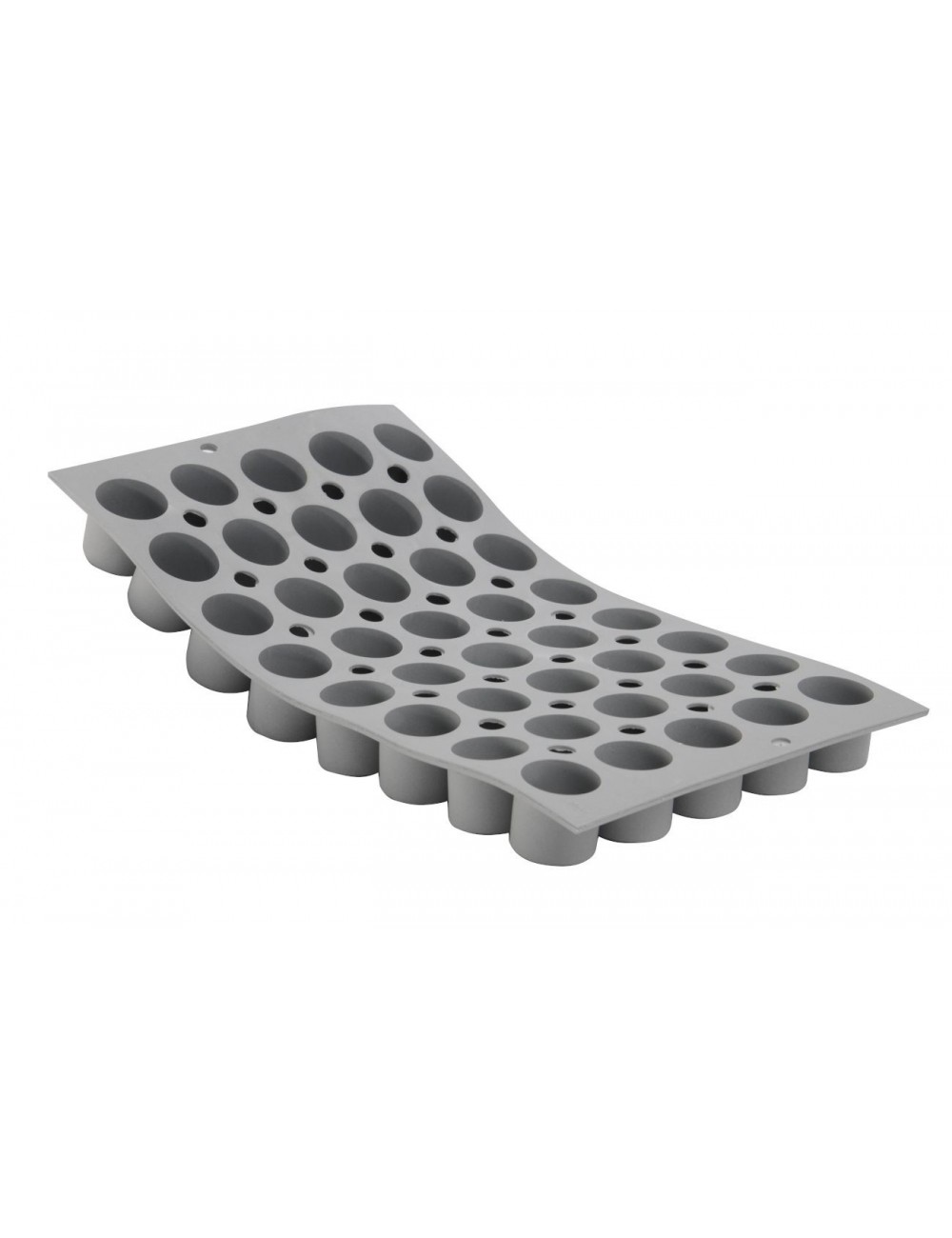 PLAQUE 1/3 ELASTOMOULE - 40 MINI-CYLINDRES - ACHATS USTENSILES DE CUISINE