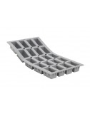 ELASTOMOULE 1/3 FLEXIBLE MOULD - 20 MINI-CAKES