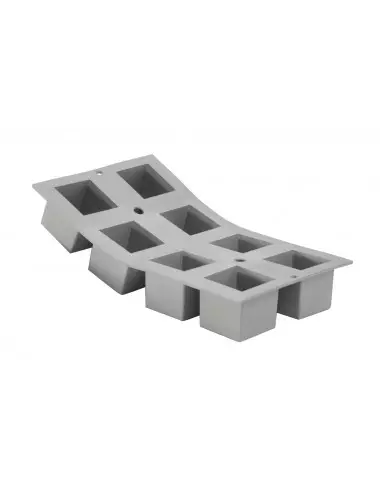 ELASTOMOULE 1/3 FLEXIBLE MOULD - 8 CUBES