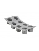 ELASTOMOULE 1/3 FLEXIBLE MOULD - 6 CANNELES