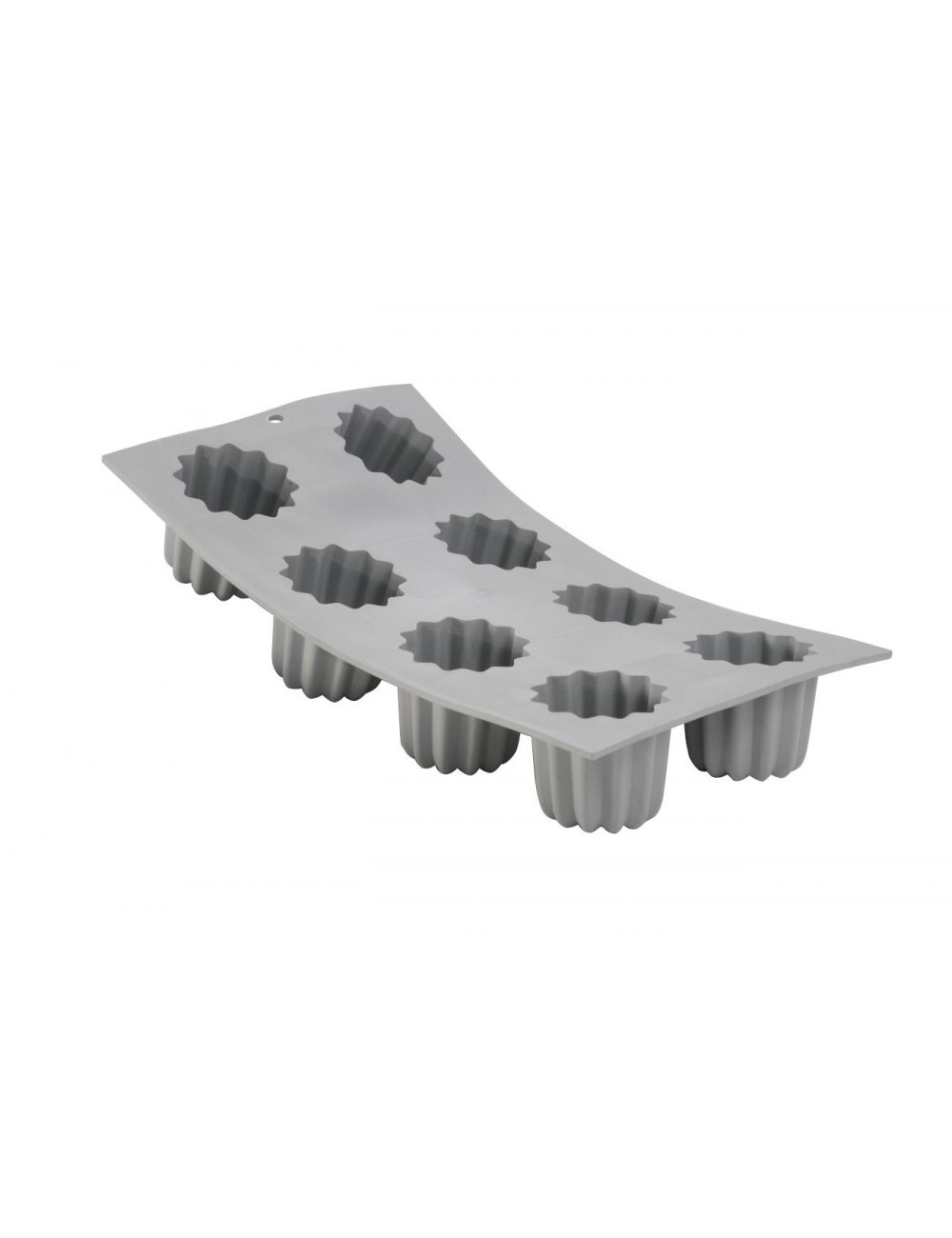 ELASTOMOULE 1/3 FLEXIBLE MOULD - 6 CANNELES