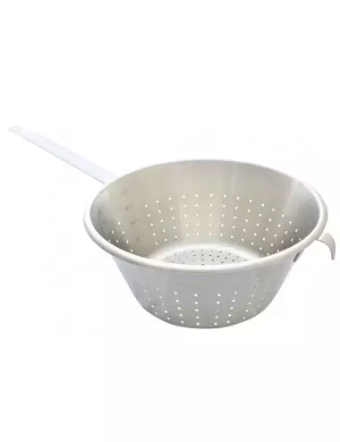 STAINLESS STEEL STRAINER WITH HANDLE AND HOOK