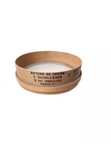 WOODEN STRAINER - IRON MESH - DIAMETER 35