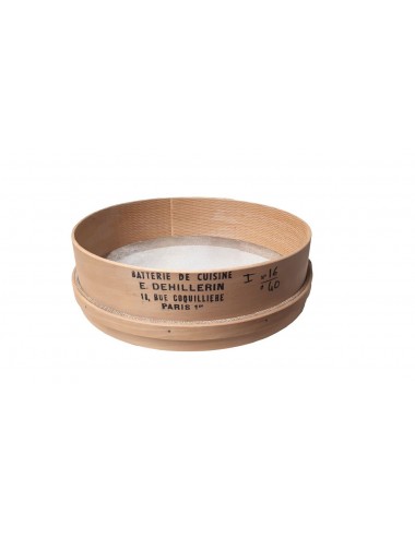 WOODEN STRAINER - IRON MESH - DIAMETER 40