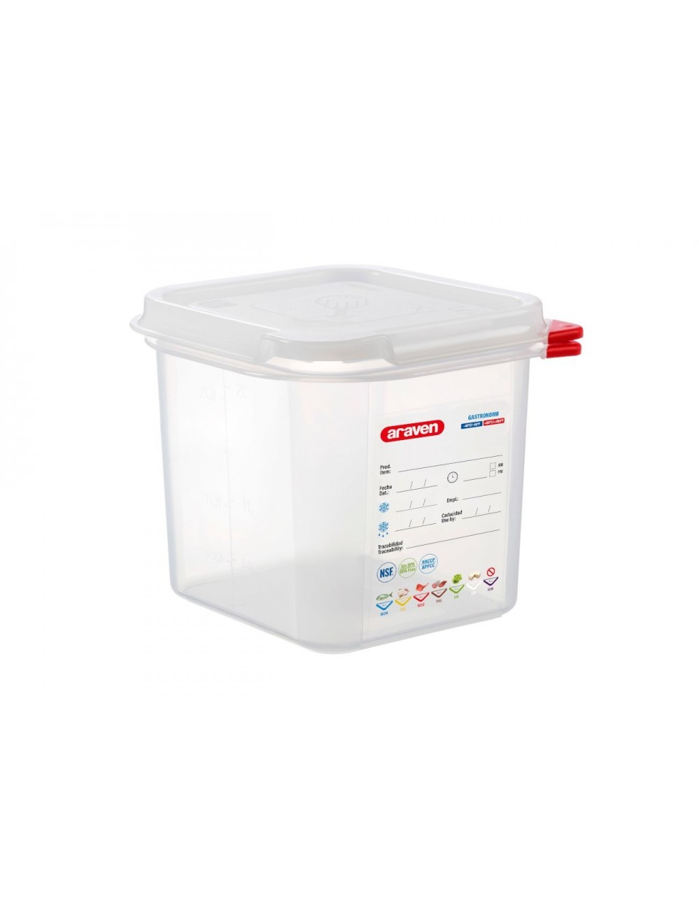 AIRTIGHT CONTAINER - GN 1/6 - Height 150 mm