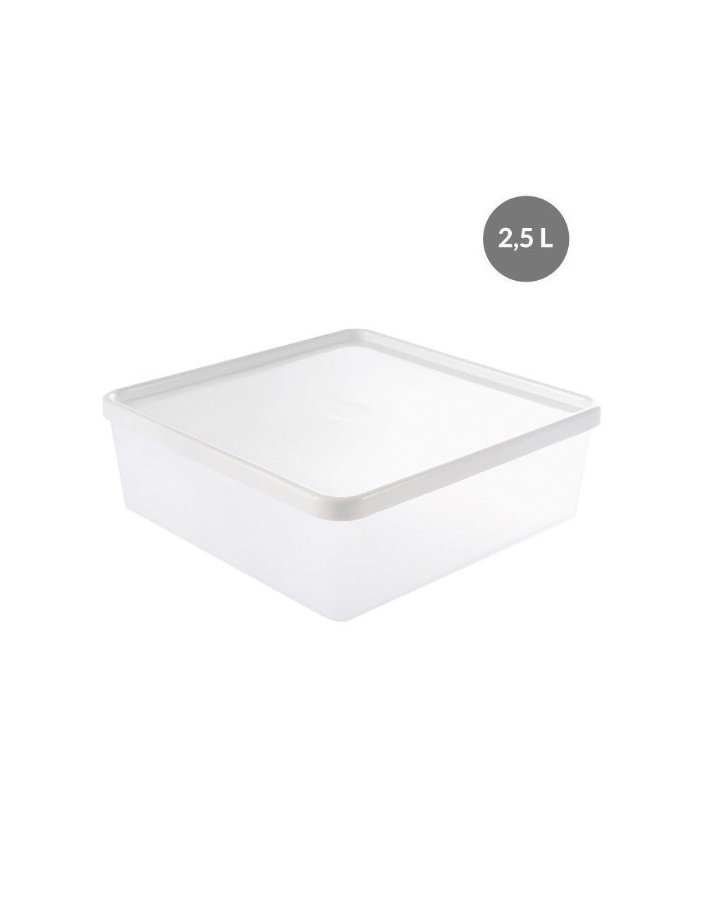 AIRTIGHT BOX WITH LID - 2,5 L