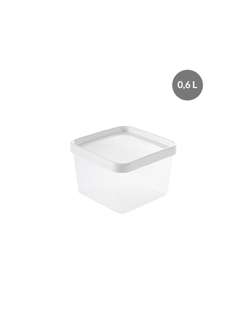 AIRTIGHT BOX WITH LID - 0,6 L