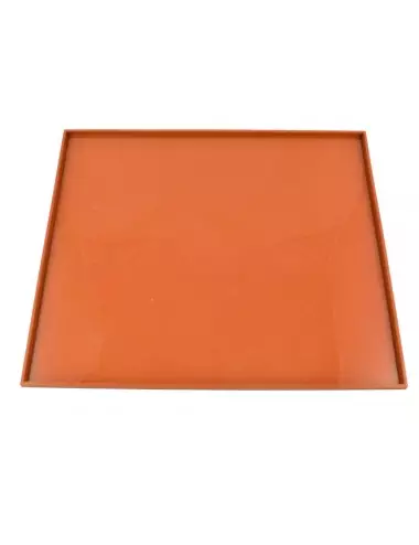 Tapis silicone lisse avec rebords - 370x570x15 mm