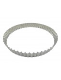 ROUND FLUTED TART MOULD - LOOSE BOTTOM - TIN