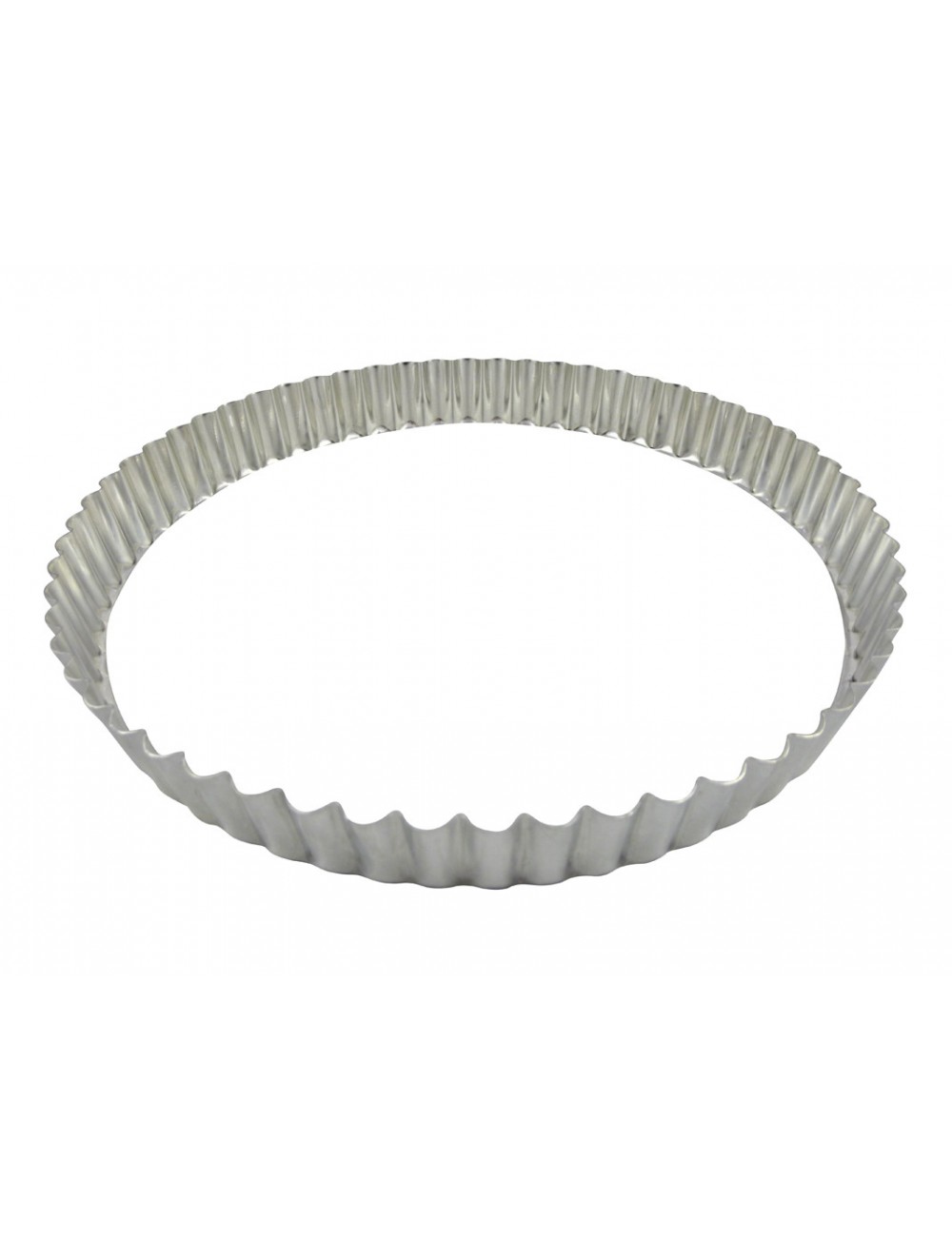 ROUND FLUTED TART MOULD - LOOSE BOTTOM - TIN