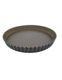 ROUND FLUTED TART MOULD - LOOSE BOTTOM - NON-STICK