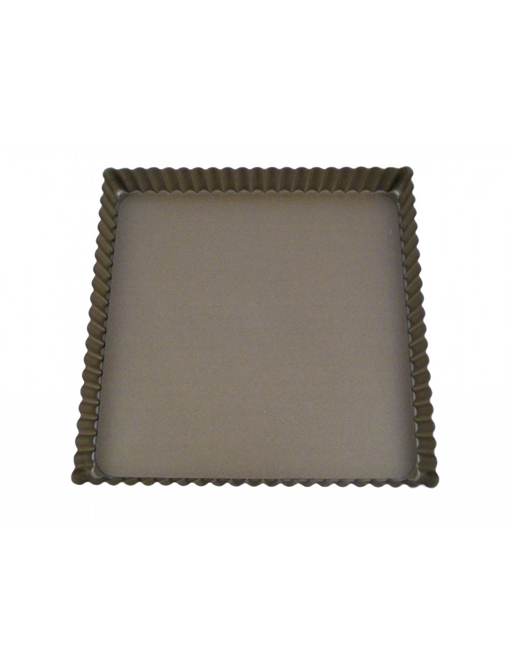 SQUARE FLUTED TART MOULD - LOOSE BOTTOM - NON-STICK