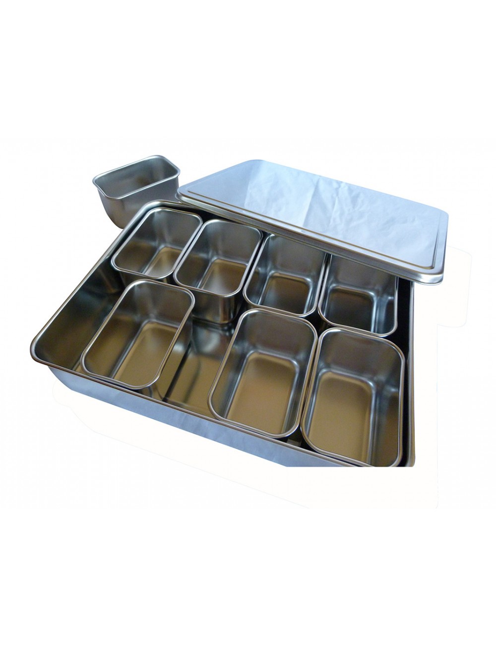 Boîtes à épices Japonaise - Boîte B : 6 bacs XS - 35cl