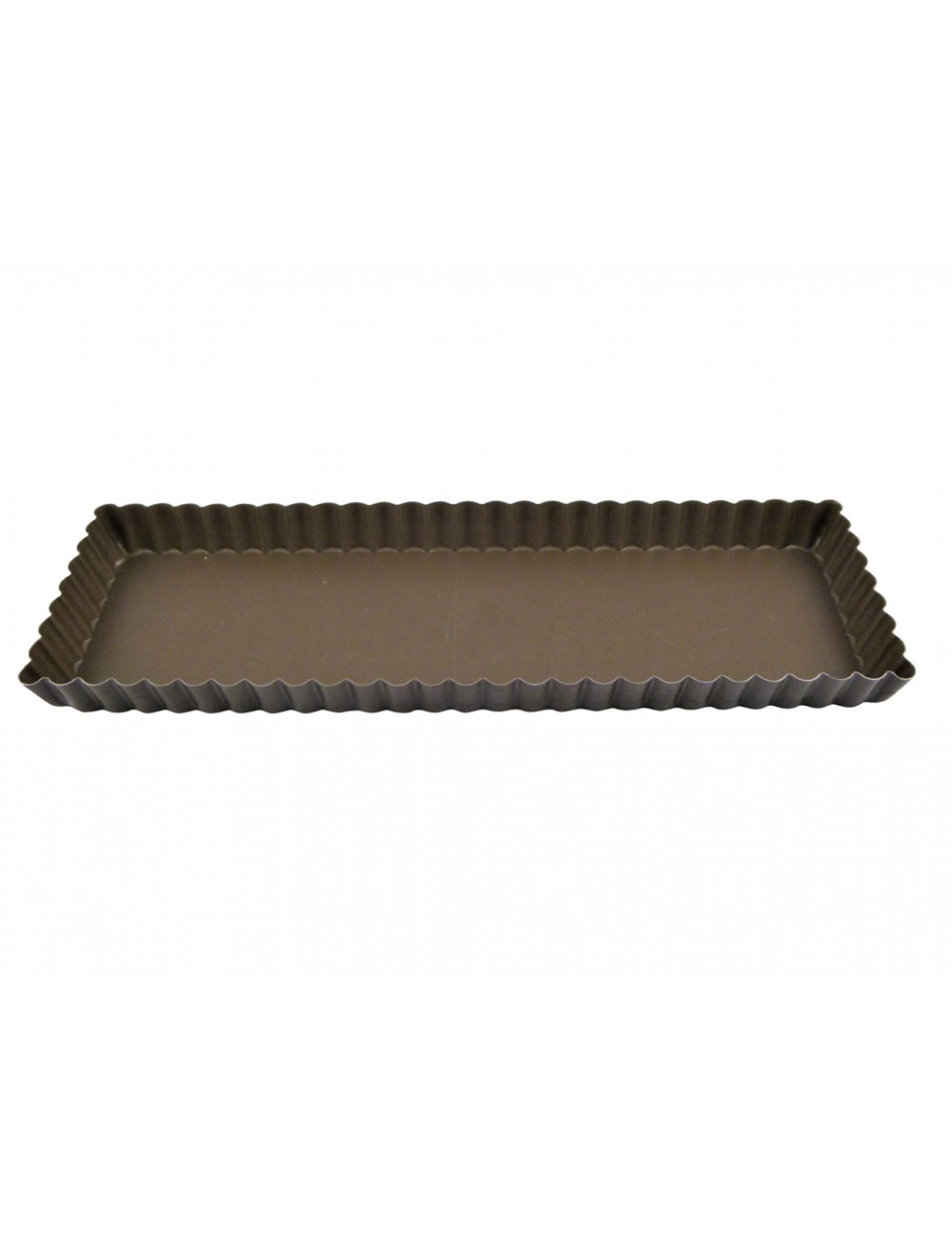 OBLONG FLUTED TART MOULD - LOOSE BOTTOM - NON-STICK