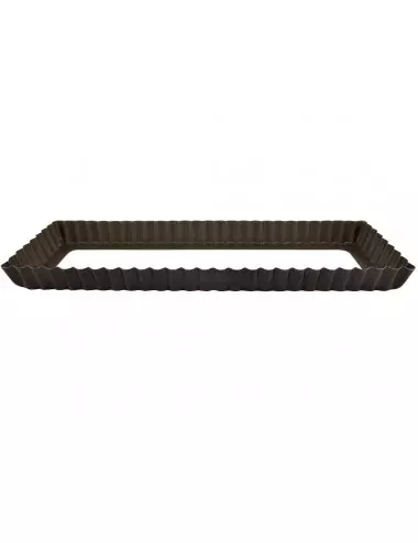 OBLONG FLUTED TART MOULD - LOOSE BOTTOM - NON-STICK