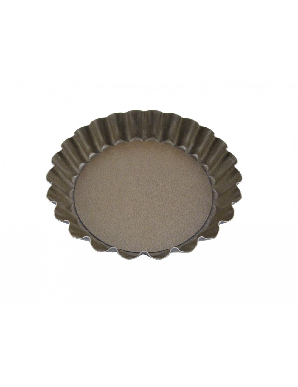 TARTELETTE RONDE CANNELEE - FOND MOBILE - ANTI-ADHERENT
