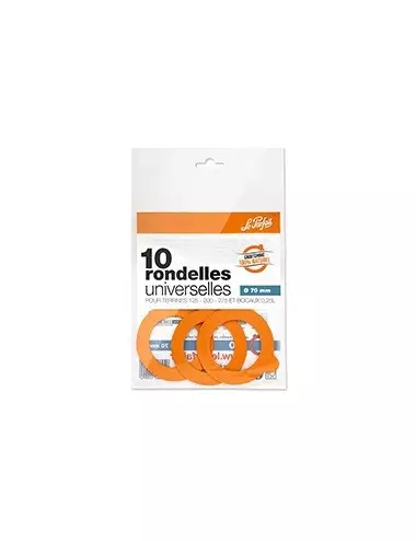 BAG OF 10 LE PARFAIT SUPER RUBBER SEALS - Ø 70MM