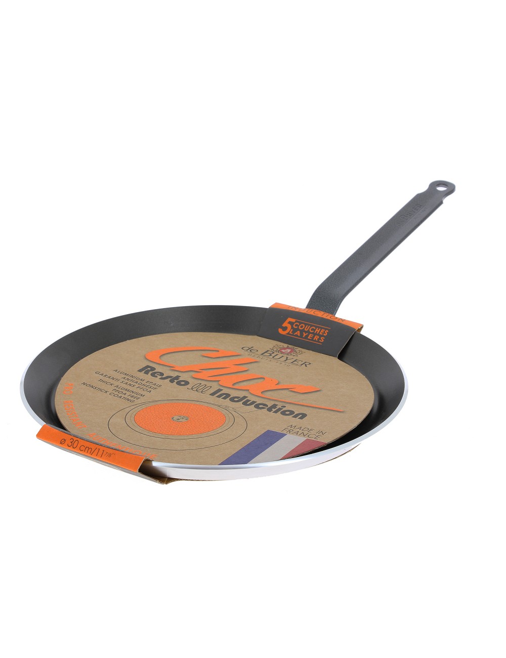 POELE A CREPE - CHOC INDUCTION - MATERIEL DE CUISSON PRO Choix diamètre  (cm) 26