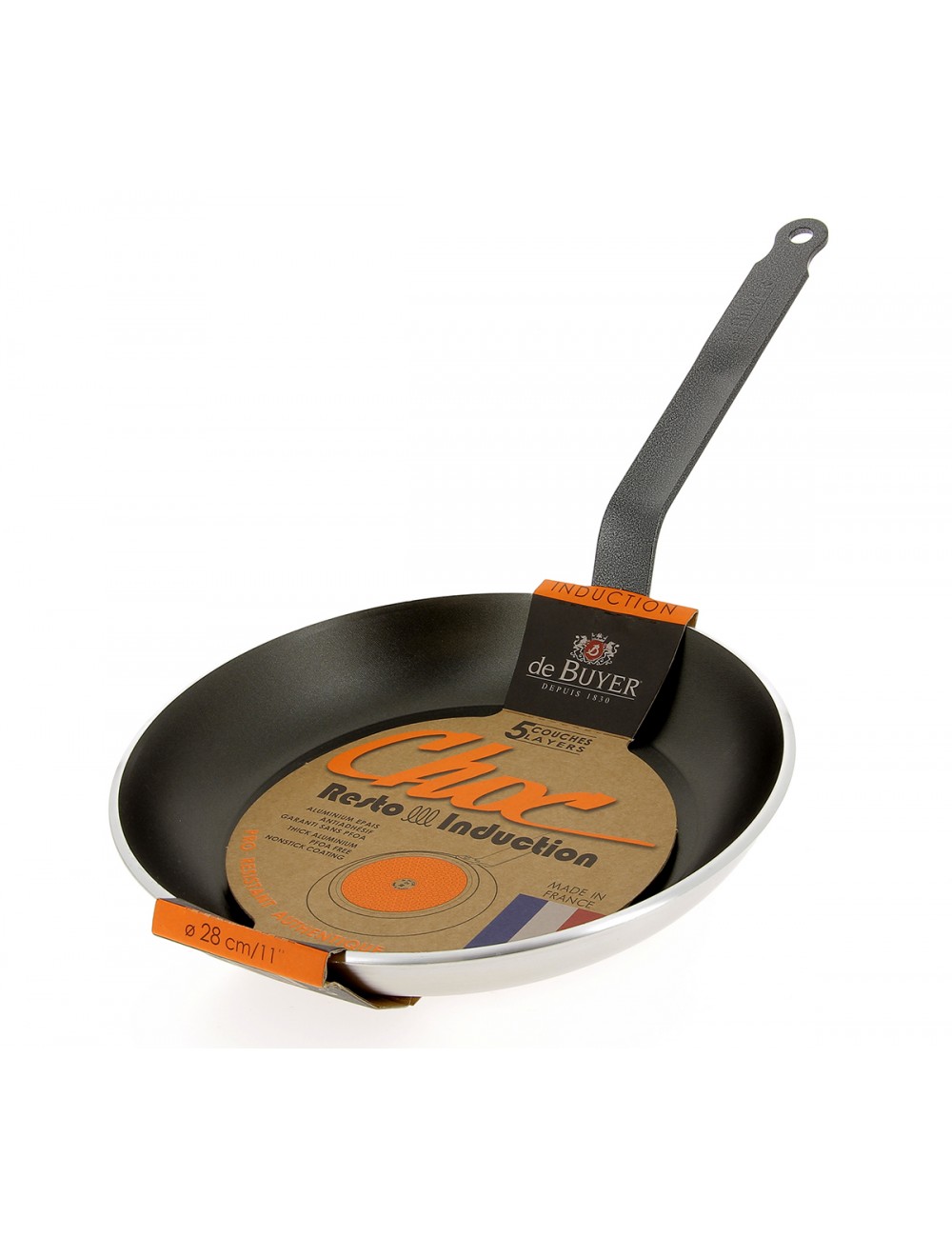 ROUND NON-STICK FRYPAN - CHOC INDUCTION