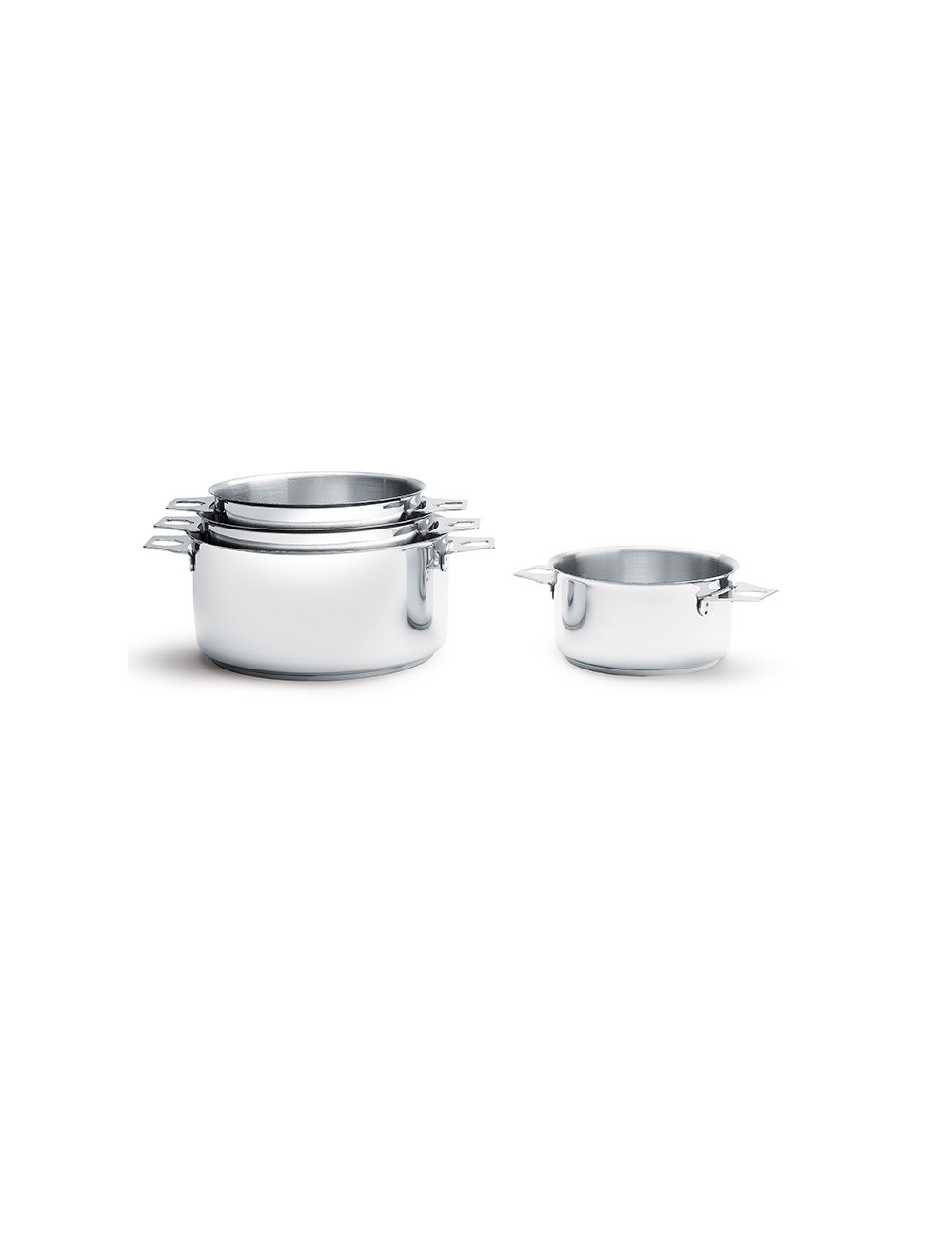 SET OF 4 SAUCEPANS - TWISTY