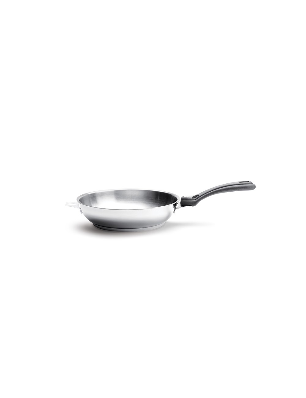 POELE RONDE Ø24 CM - INOX TWISTY - SANS QUEUE