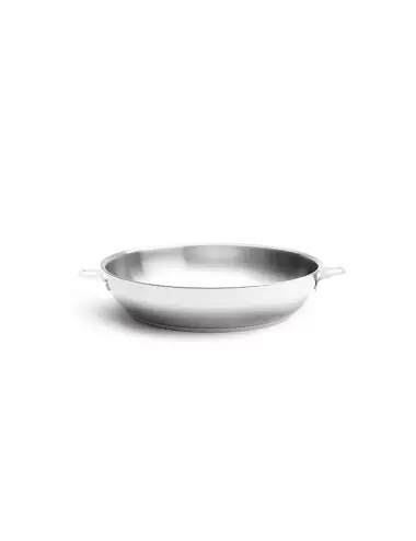 STAINLESS STEEL FRYING PAN TWISTY Ø24 CM - WITHOUT HANDLE
