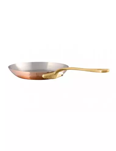 ROUND FRYING PAN IN COPPER S/STEEL M200 - BRONZE HDL