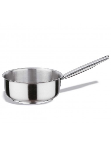 Sauteuse En Acier Inoxydable 3 Plis - Capacité 4L - Compatible Induction, Gaz, électrique - Avec Couvercle - Poignée Ergonomique