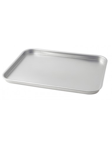 PLAT INOX AVEC GRILLE 40 x 28 x 3 CM