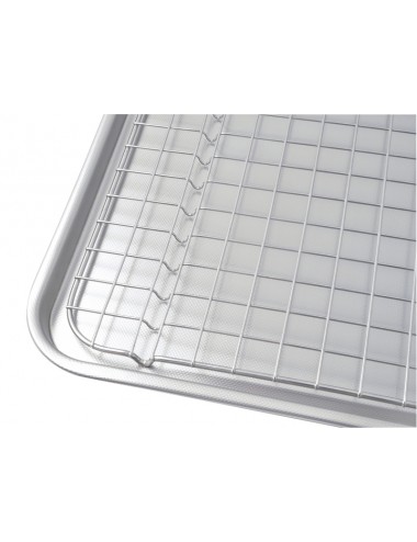 STAINLESS STEEL PLATE WITH GRID 40 x 28 x 3 MM