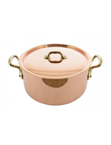 STEWPOT WITH LID IN COPPER...