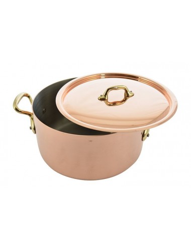 STEWPOT WITH LID IN COPPER...
