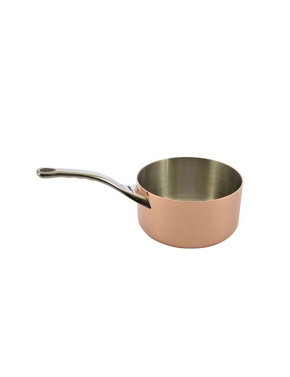 SAUCEPAN IN COPPER S/STEEL INDUCTION -COOKING UTENSIL Choix diamètre (cm) 14