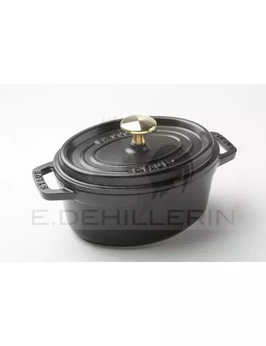 Staub, enameled cast iron Wok cm. 37 with cover