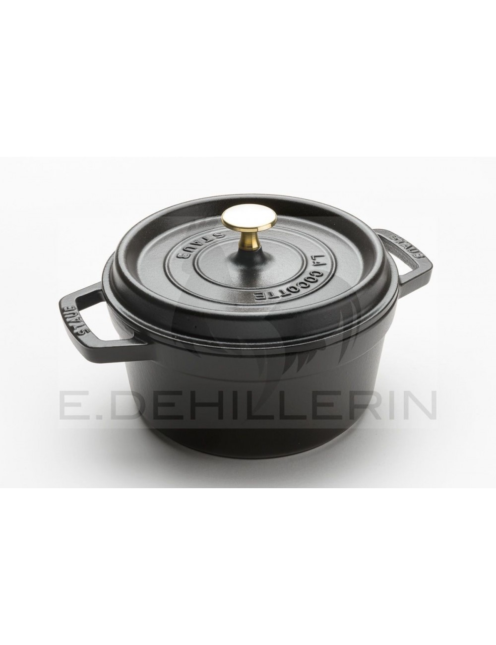 Staub Mini Cocotte Round 10 cm Black